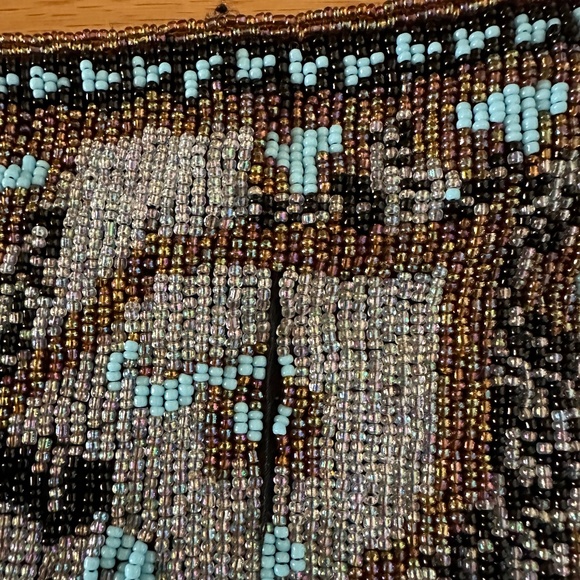 Deux Lux Beaded Shoulder Bag Hobo Bag - Picture 12 of 12